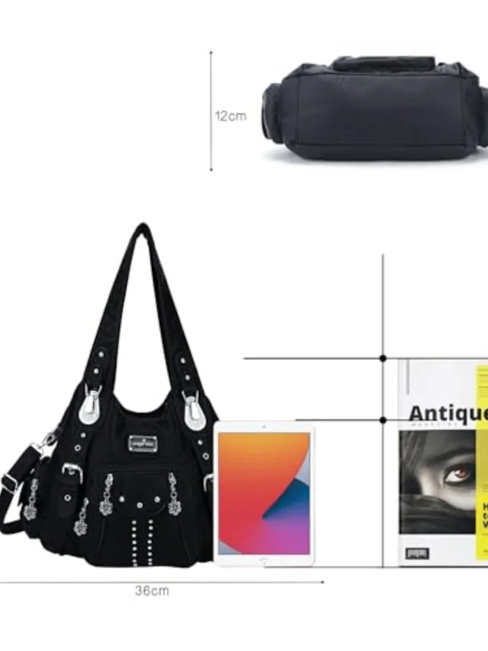 🆕 Handbags for Women Soft PU Leather Large Hobo Bags for Ladies Top Handle - Picture 2 of 8